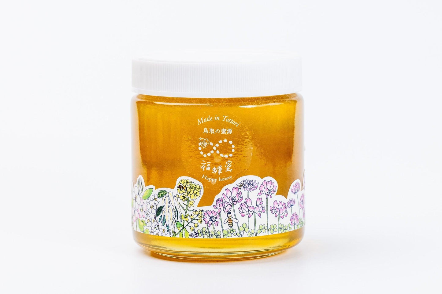 【大瓶600g】福蜂蜜 オリジナル百花はちみつ - 福田養蜂場|鳥取産・非加熱はちみつ